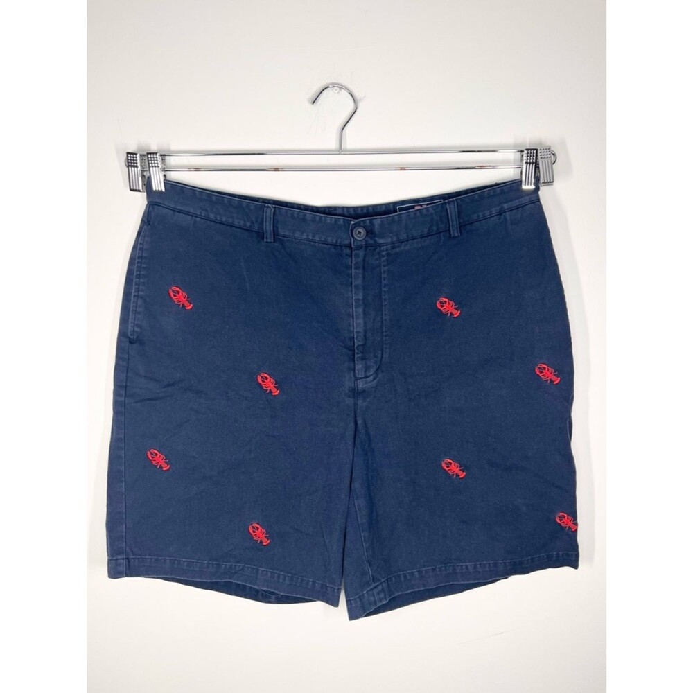Vineyard Vines by Shep & Ian Lobster Embroidered Navy Blue Club Short 40